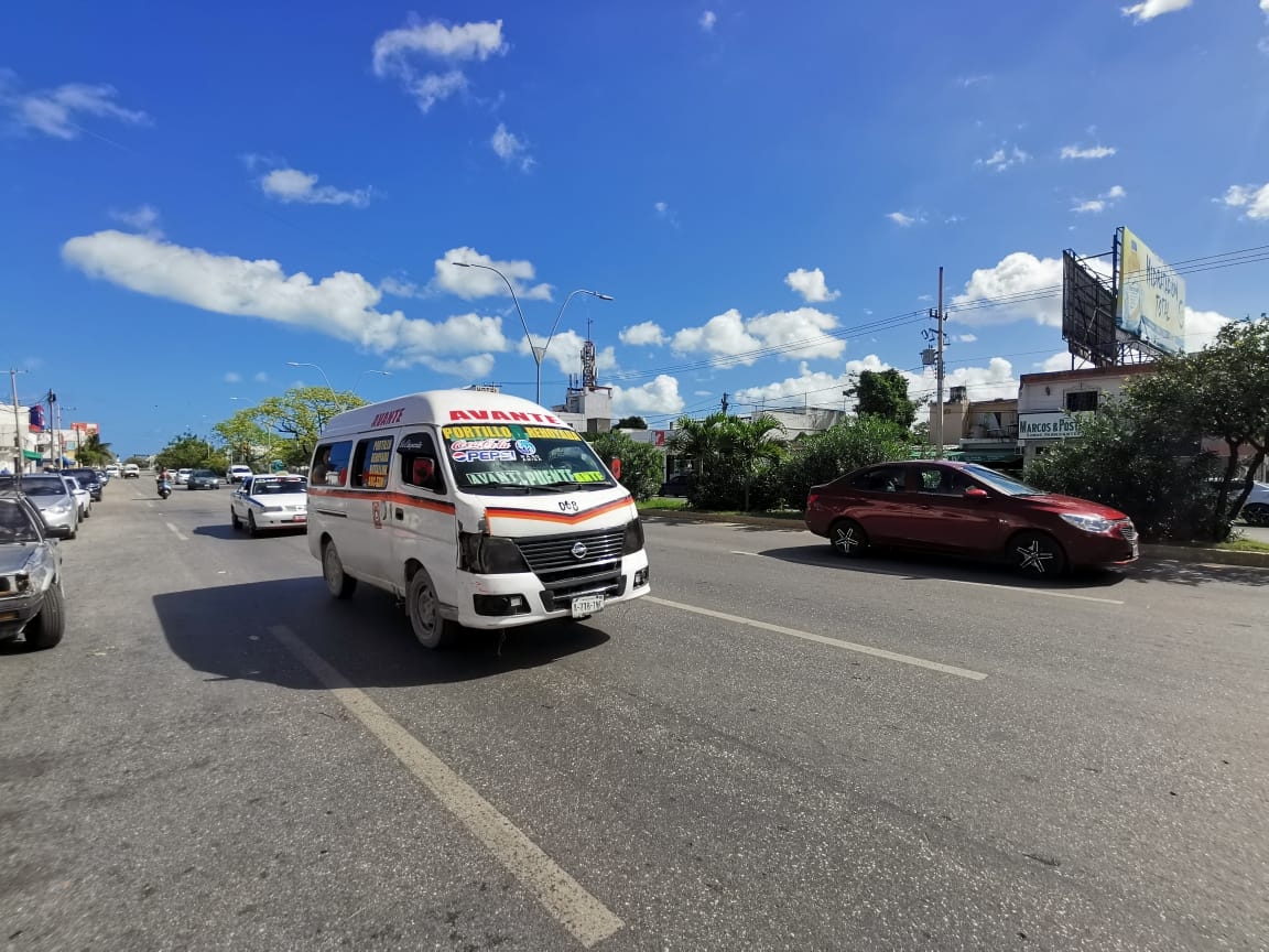 Sin incremento en los precios del transporte público en Cancún