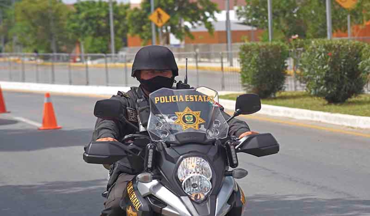 Elementos de la SSP procedieron con la detención del sujeto Elementos de la SSP procedieron con la detención del sujeto