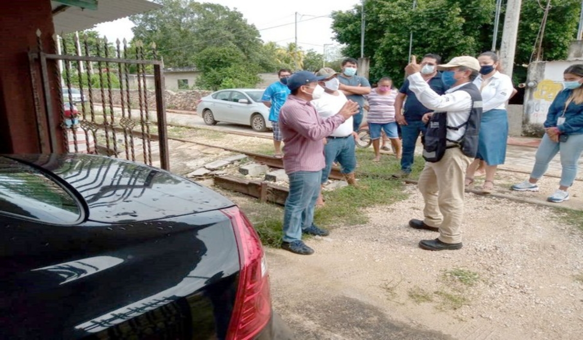 Propietarios de terrenos argumentaron que su patrimonio “no se
vende ni se indemniza”. Foto: Jorge Caamal.