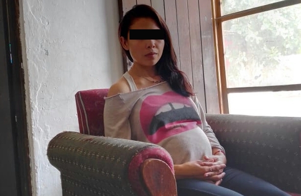 Paloma B. R. G. tuvo amenaza de aborto y tuvo que ser atendida en clínicas particulares.
