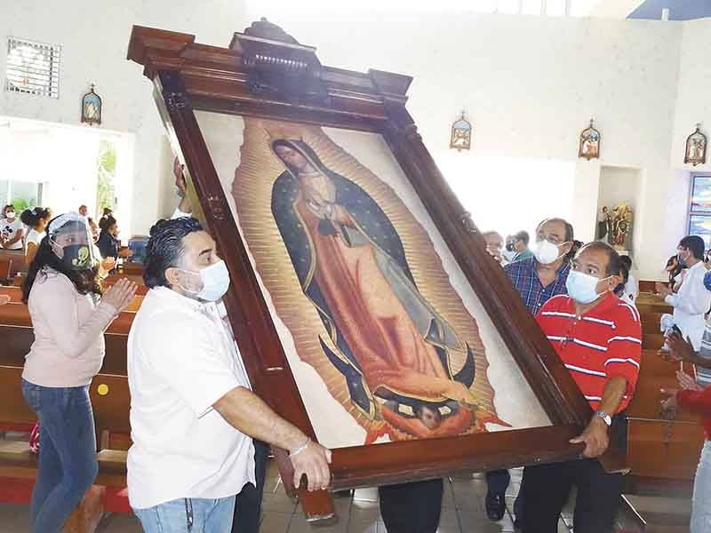 .Este año se suspendió el recorrido de los guadalupanos a bordo de bicicletas.