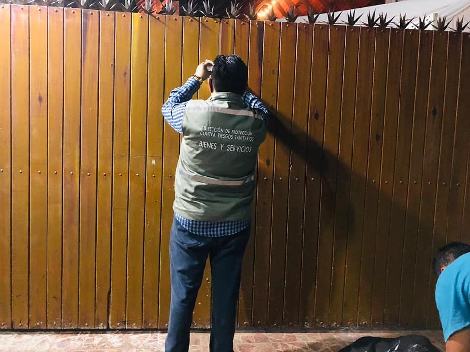 El salón de fiestas se ubica entre las avenidas Oaxaca y Campeche