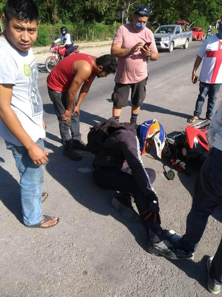 De acuerdo con versiones de testigos, el hombre fue impactado por un automóvil cuando salía de la colonia Santa María De acuerdo con versiones de testigos, el hombre fue impactado por un automóvil cuando salía de la colonia Santa María