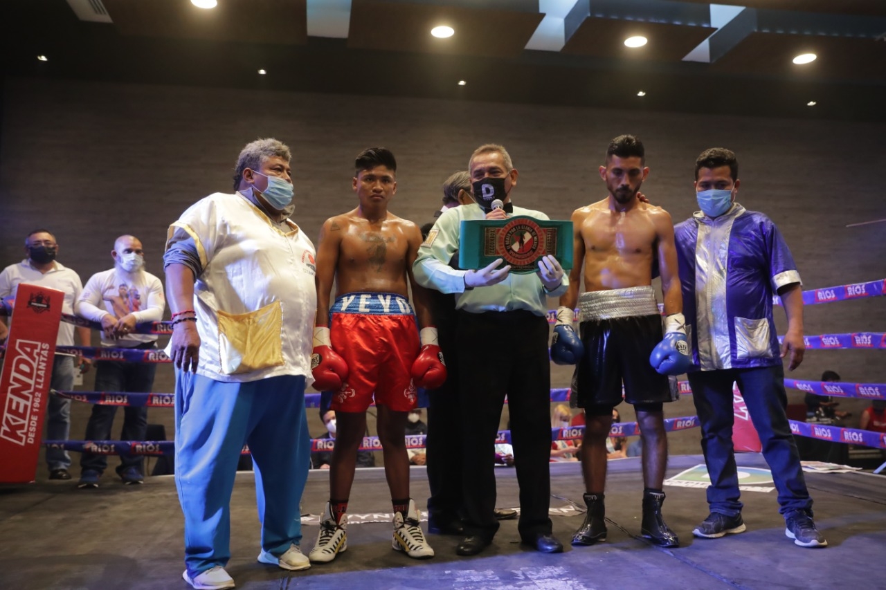 El quintanarroense conservará el título, luego de mantenerlos tras ganar la pelea presentada a puerta cerrada en Cancún