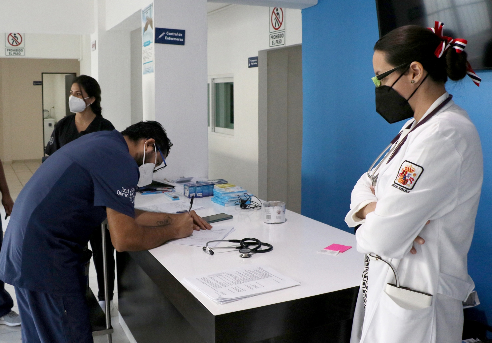 El laboratorio donde se toman las muestras ya tiene una lista de 500 voluntarios. El laboratorio donde se toman las muestras ya tiene una lista de 500 voluntarios.
