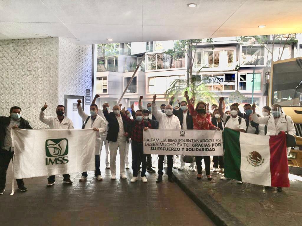 Quintana Roo se une a la Operación Chapultepec, al enviar médicos a colaborar por la causa del COVID-19 Quintana Roo se une a la Operación Chapultepec, al enviar médicos a colaborar por la causa del COVID-19