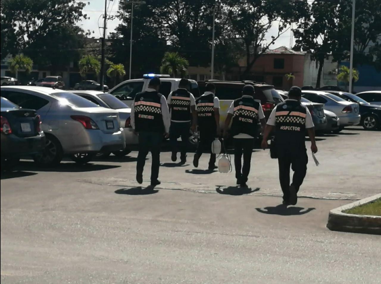 El personal de la dependencia sanitizaron las unidades El personal de la dependencia sanitizaron las unidades