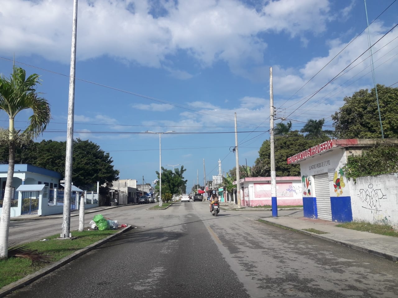Así lucieron las calles de Felipe Carrillo Puerto la mañana de Navidad
