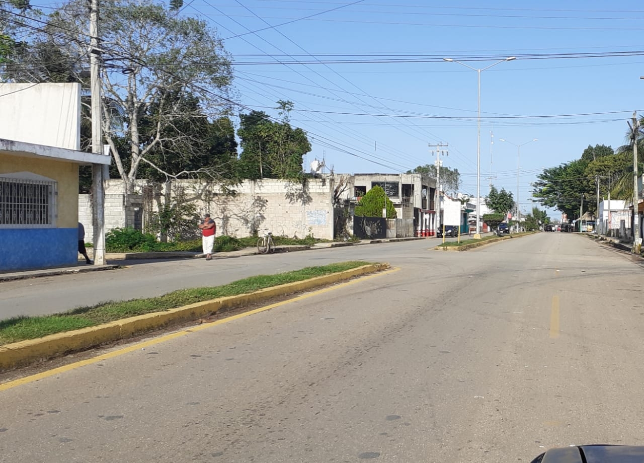 Las calles de José María Morelos lucieron casi vacías en este día de Navidad Las calles de José María Morelos lucieron casi vacías en este día de Navidad