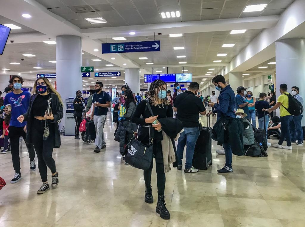 El Aeropuerto de Cancún mantuvo su afluencia de pasajeros El Aeropuerto de Cancún mantuvo su afluencia de pasajeros