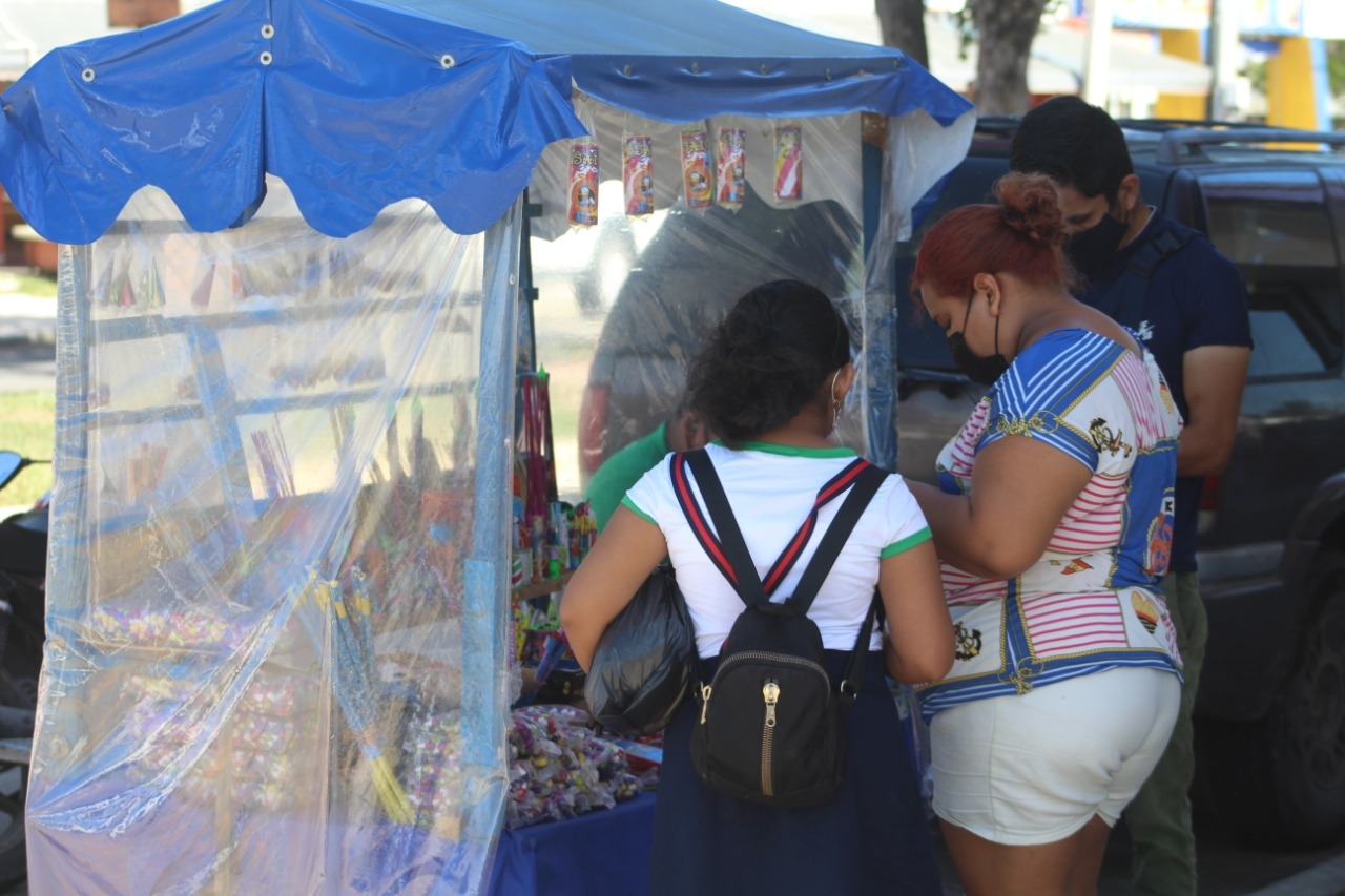 Ambulantes comentan que las pérdidas han sido bastante considerables con respecto a otros años