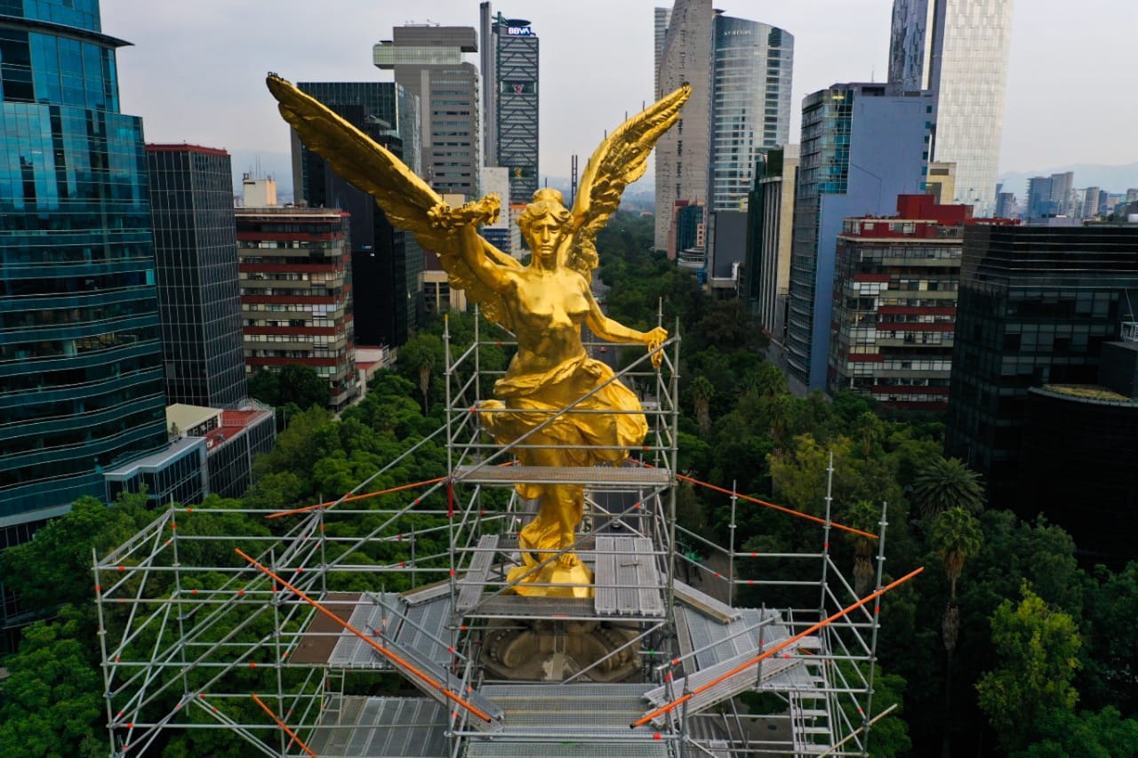 Aspectos del Ángel de la Independencia Aspectos del Ángel de la Independencia