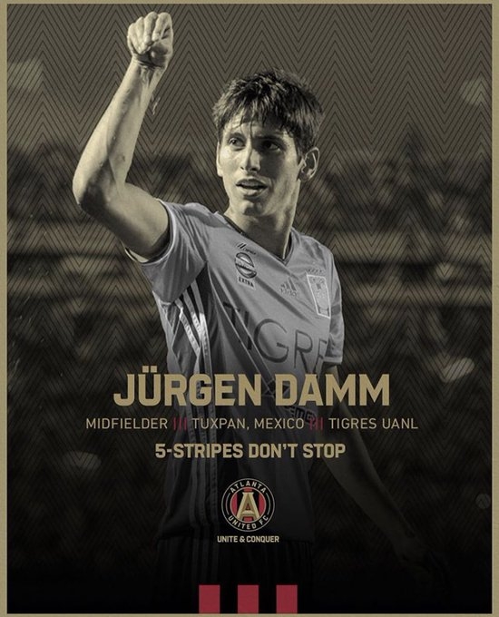 Jürgen Damm se une al Atlanta United Jürgen Damm se une al Atlanta United