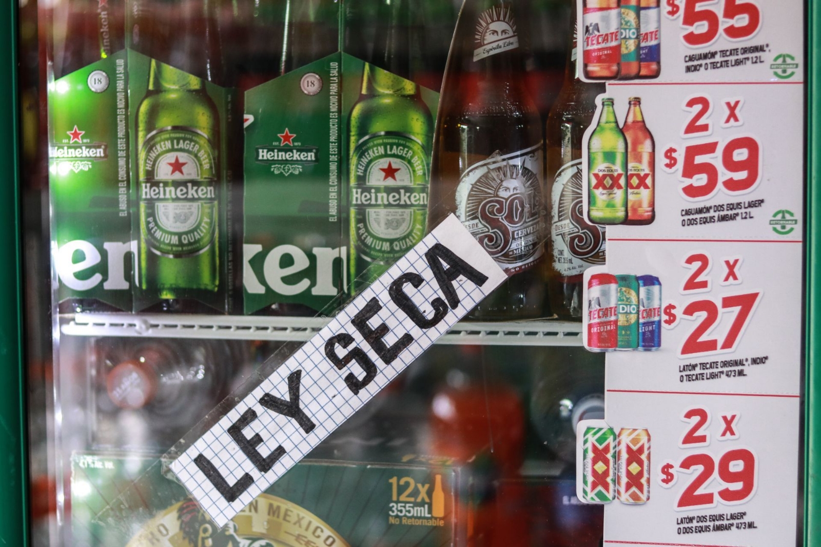 Se prevé la aplicación de la Ley Seca en México