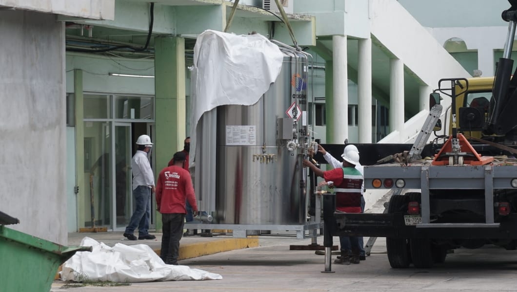 Hospital COVID en Campeche agrega 25 camas para la atención de pacientes