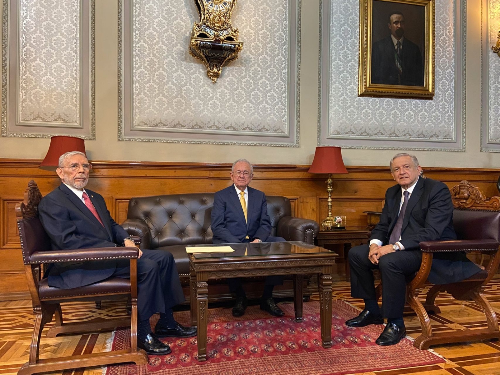 El Presidente anunció la salida de Javier Jiménez Espriú y la llegada de Jorge Arganis Díaz Leal (Cuartoscuro) El Presidente anunció la salida de Javier Jiménez Espriú y la llegada de Jorge Arganis Díaz Leal (Cuartoscuro)