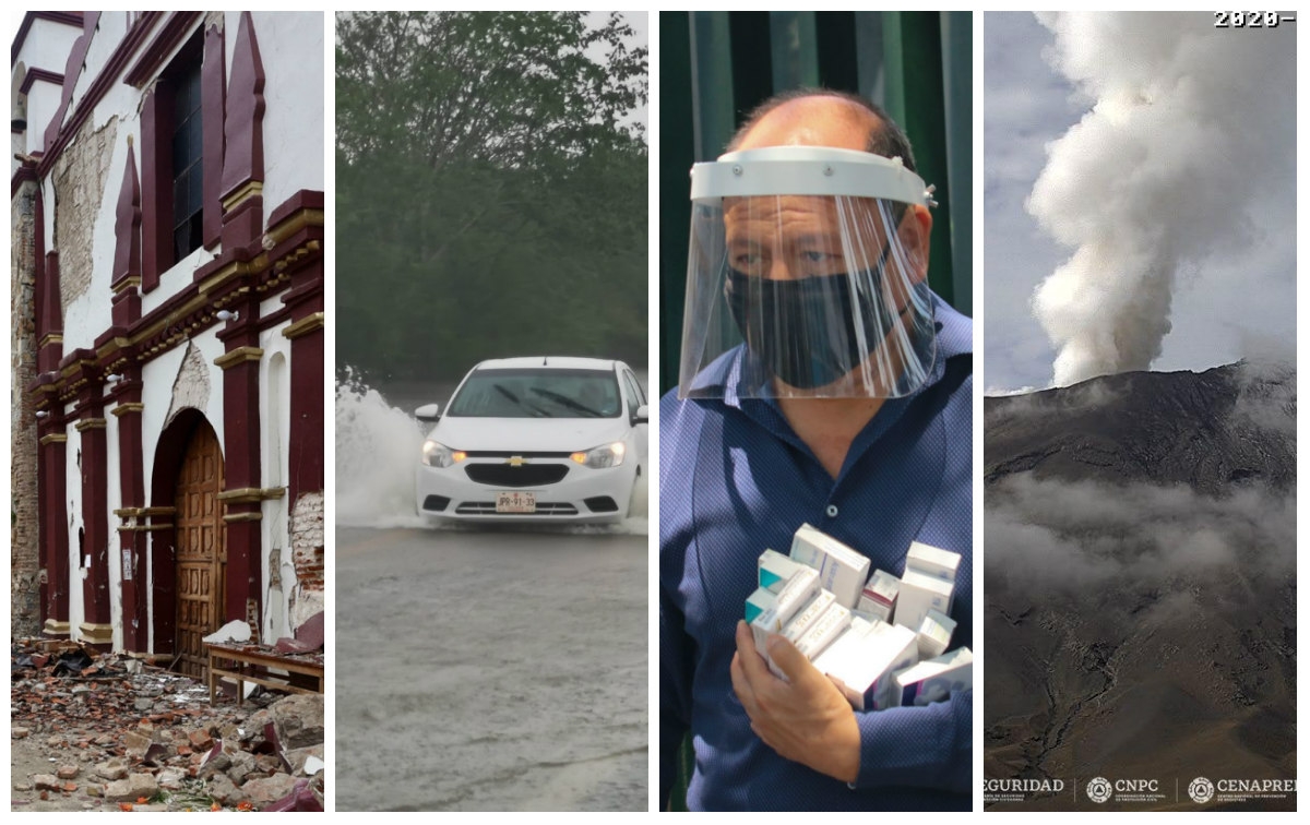 Los fenómenos naturales que azotan a México (Especial/Agencias)
