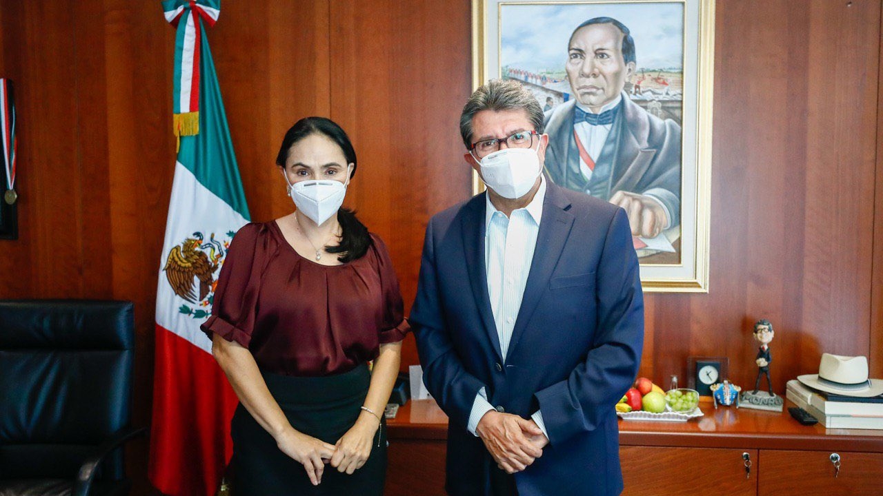 Nancy Sánchez Arredondo y Ricardo Monreal (@RicardoMonrealA) Nancy Sánchez Arredondo y Ricardo Monreal (@RicardoMonrealA)