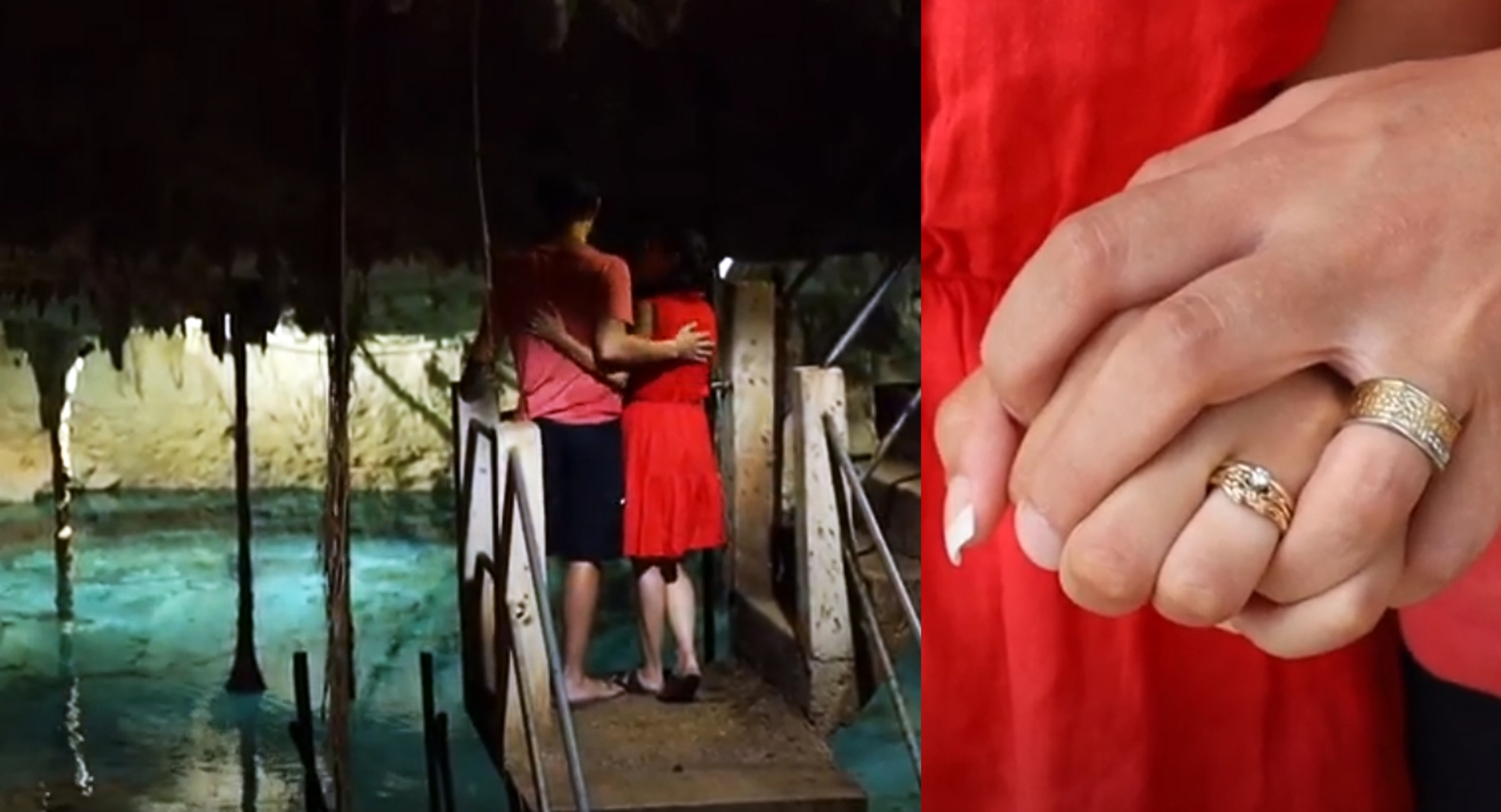 La historia del anillo de bodas perdido en un cenote de la Riviera Maya: VIDEO