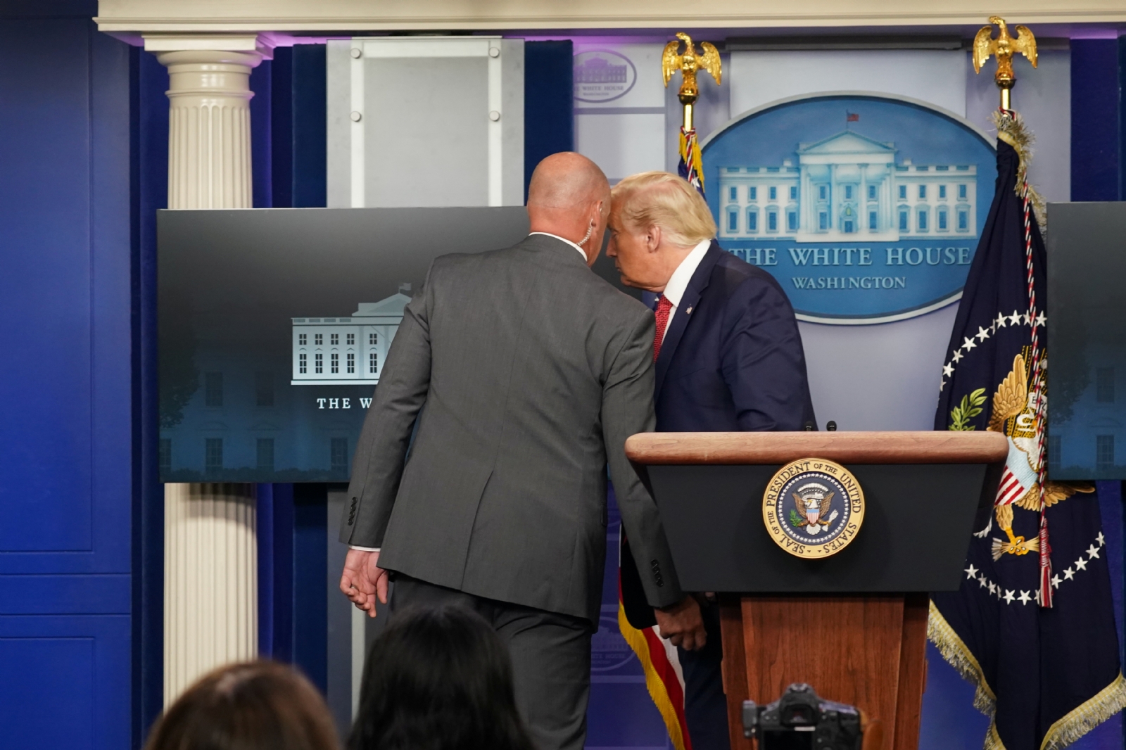 Trump fue alertado por el Servicio Secreto (Reuters)