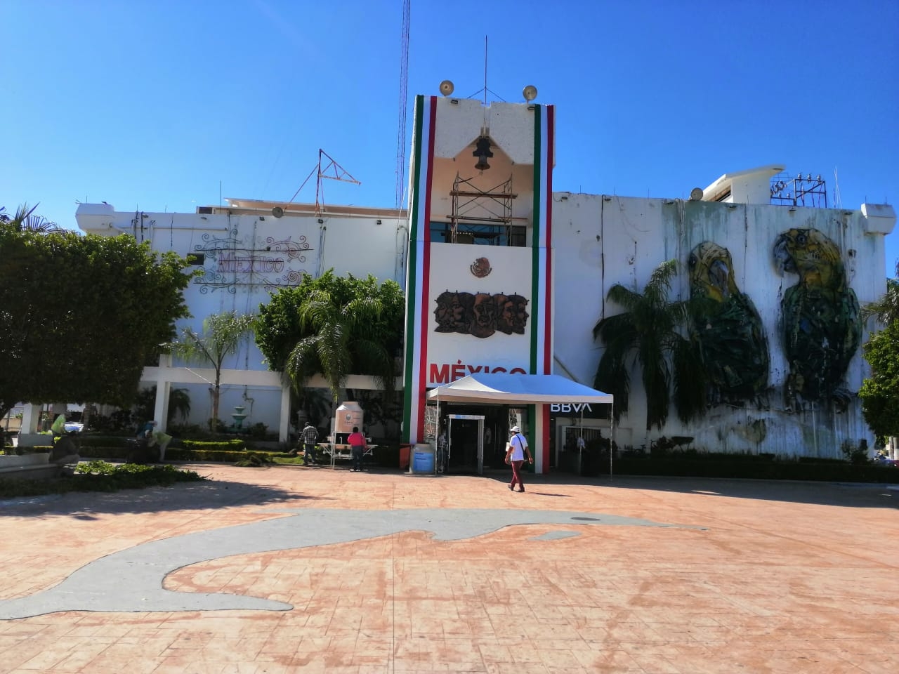 Se ha visto poca decoración con motivo de las fiestas patrias en Ciudad del Carmen Foto: Irene Barradas Se ha visto poca decoración con motivo de las fiestas patrias en Ciudad del Carmen Foto: Irene Barradas