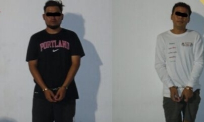 Los sujetos fueron detenidos en posesión de chalecos tácticos y droga Foto: Especial Los sujetos fueron detenidos en posesión de chalecos tácticos y droga Foto: Especial