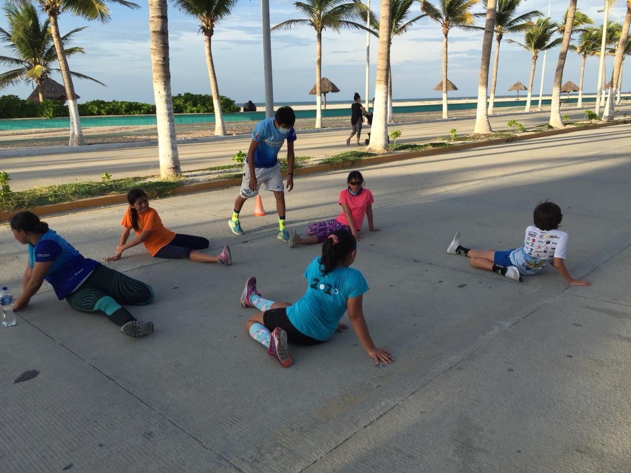 El malecón de Campeche es perfecto para hacer actividades al aire libre