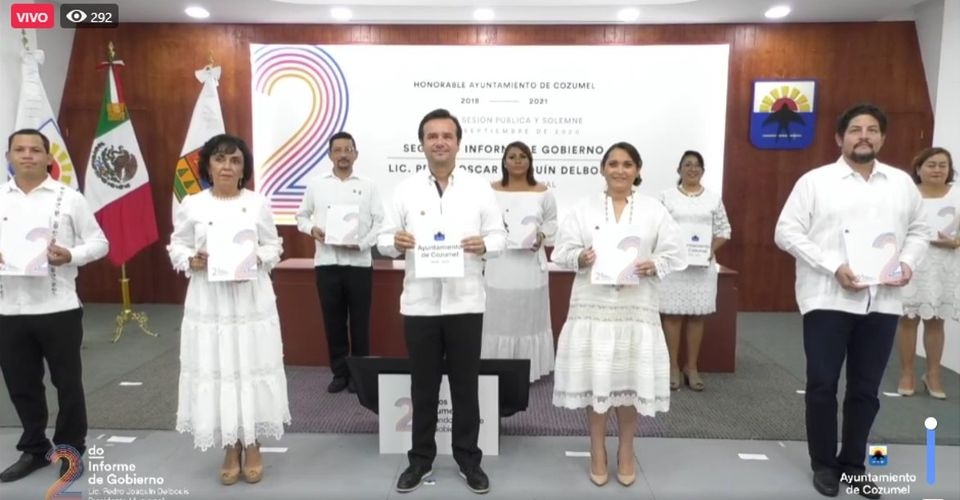 El evento fue realizado con la presencia de los representantes de los tres poderes Foto: Captura de Pantalla El evento fue realizado con la presencia de los representantes de los tres poderes Foto: Captura de Pantalla
