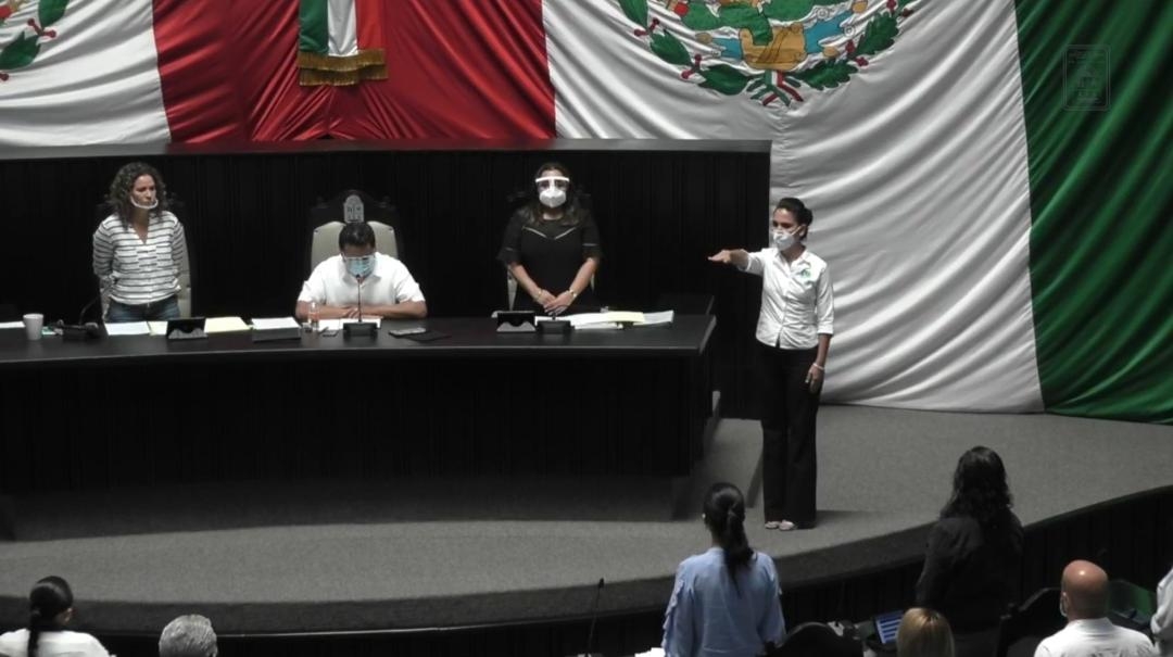 La diputada es considerada una de las más faltantes, ya que de las 61 sesiones a las que fue convocada, solo acudió a 40 Foto: Gabriel E. Manzanilla