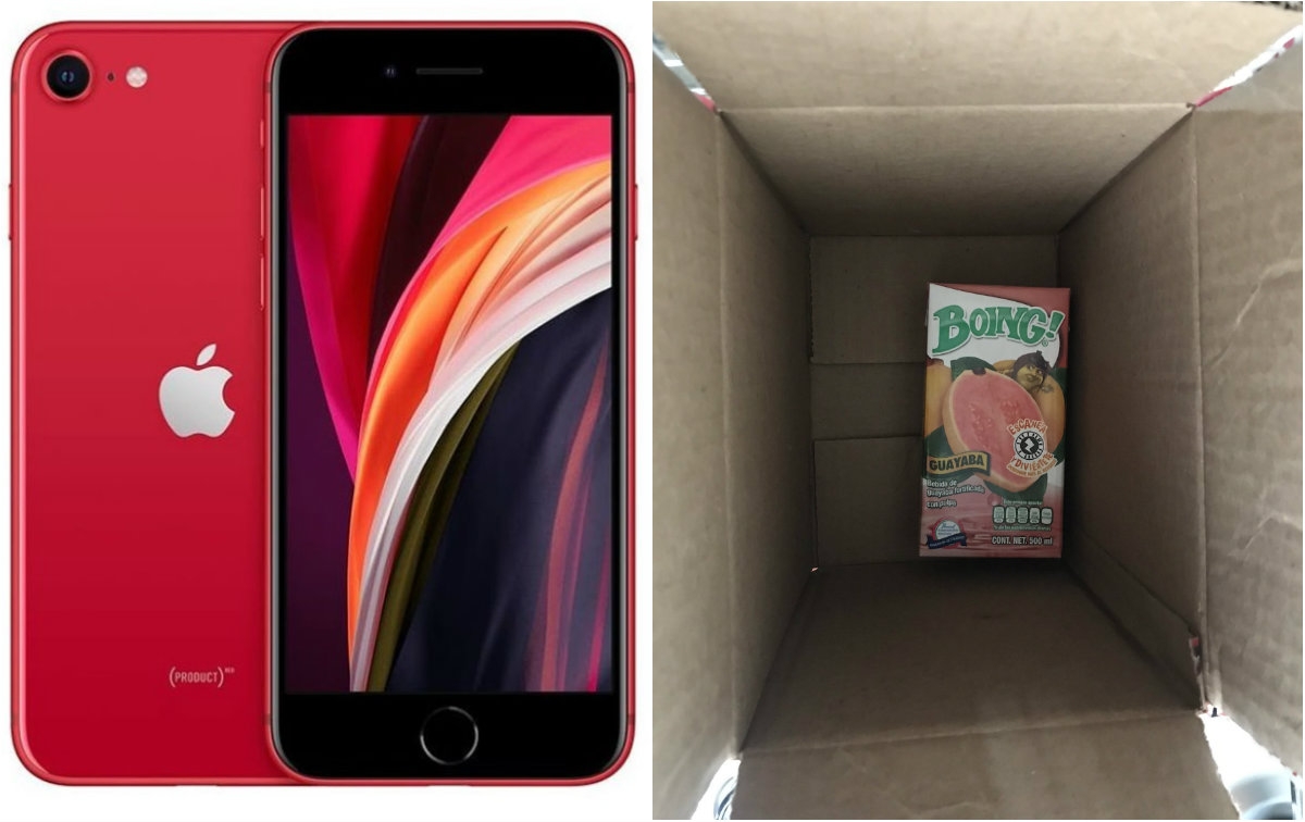 Compró en línea un iPhone y le llegó un boing! de Guayaba (Especial)
