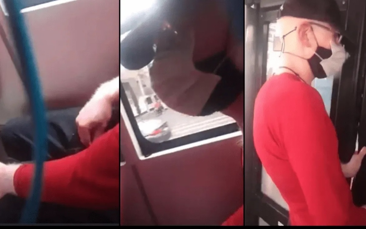 Mujer sorprende a sujeto masturbándose en el Metrobús (Especial/El Universal) Mujer sorprende a sujeto masturbándose en el Metrobús (Especial/El Universal)