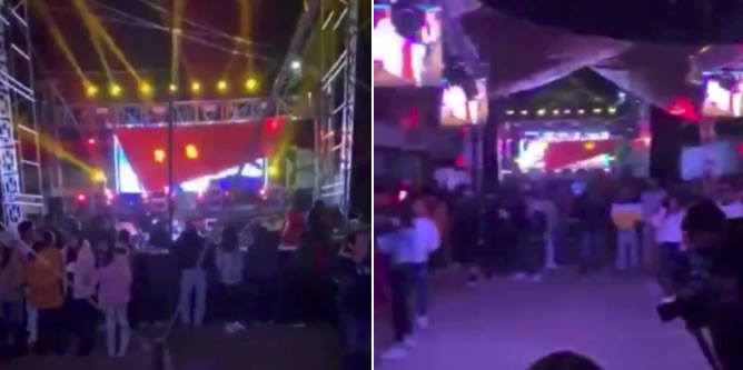 Realizan fiesta multitudinaria en Tlaxcala: VIDEO