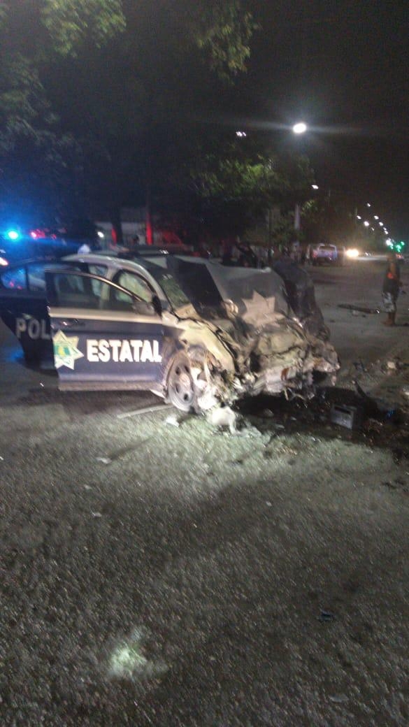 El accidente ocurrió hoy la madrugada de hoy