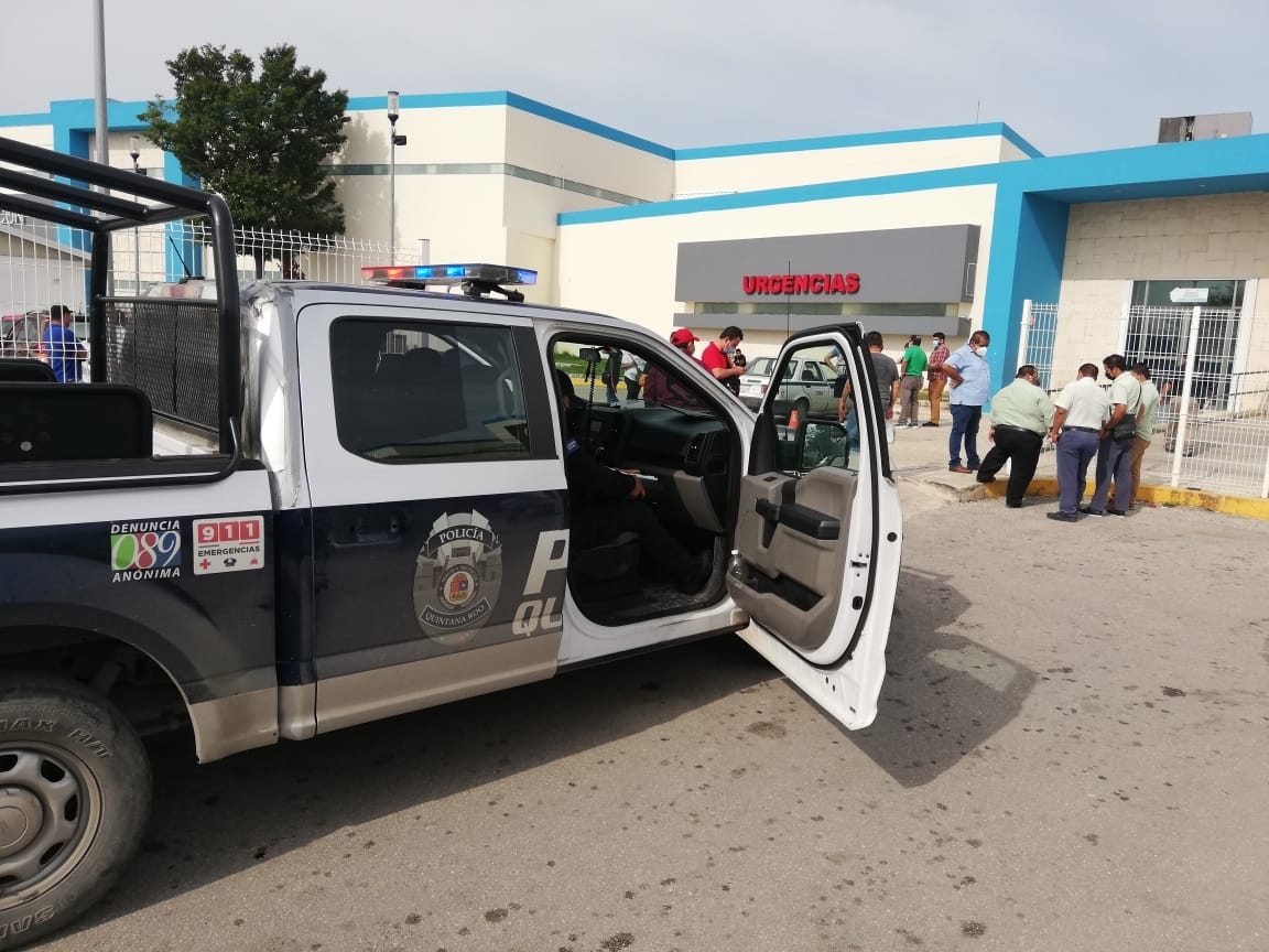 El hombre no alcanzó a ser antendido El hombre no alcanzó a ser antendido