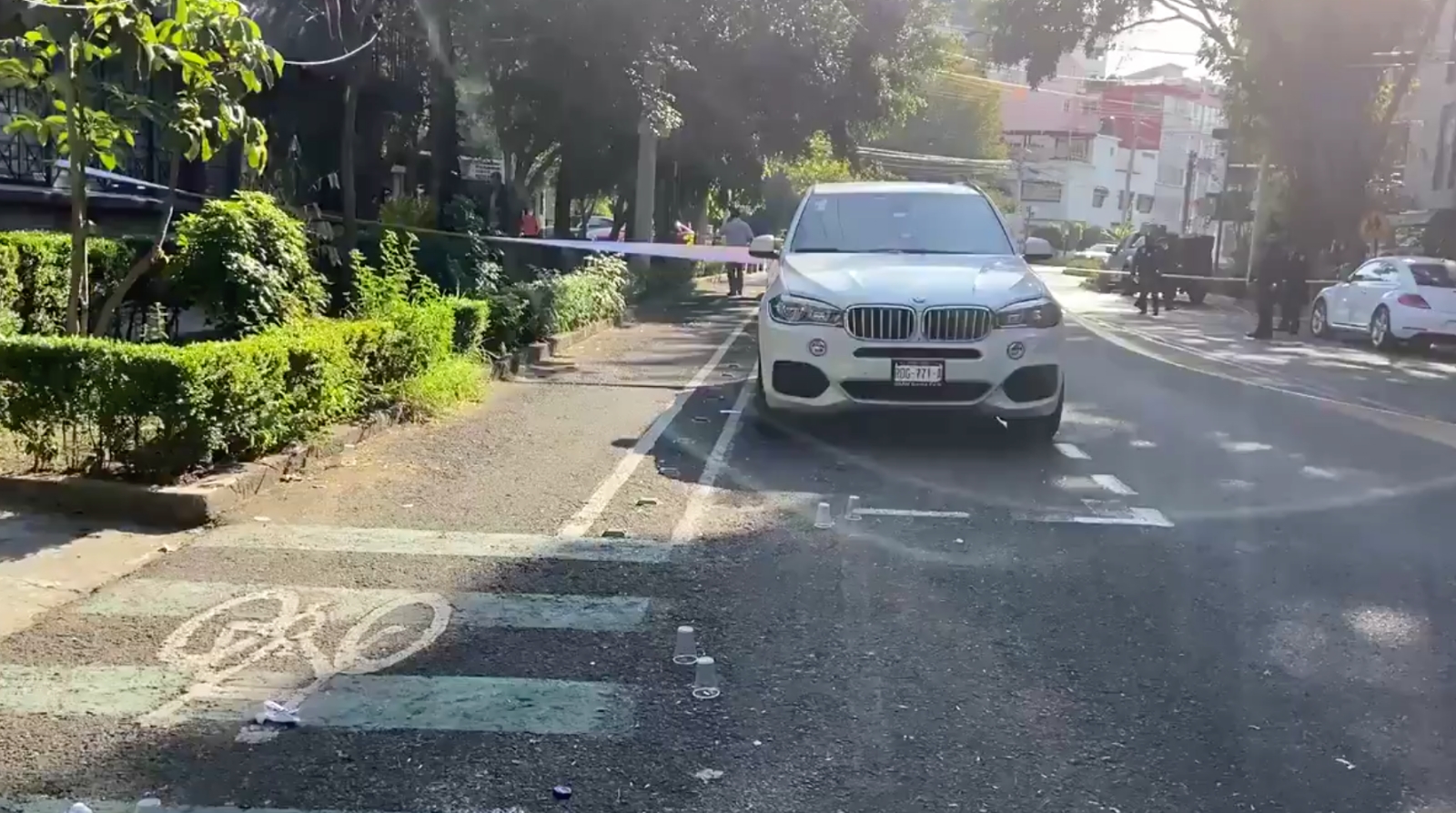 La balacera fue en la colonia Nápoles, en la Ciudad de México.