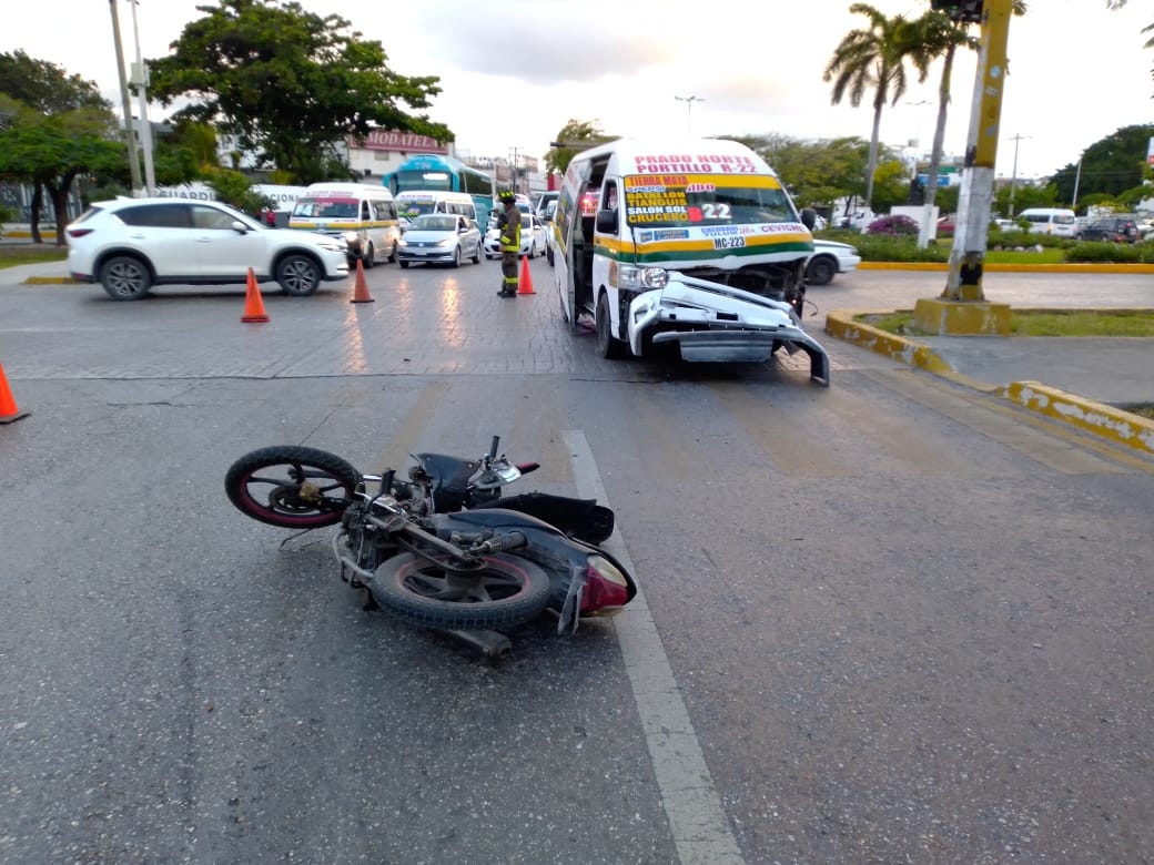 Así terminaron las unidades luego del choque