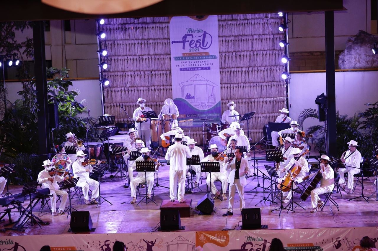 La presentación cerró los festejos del 479 aniversario de Mérida