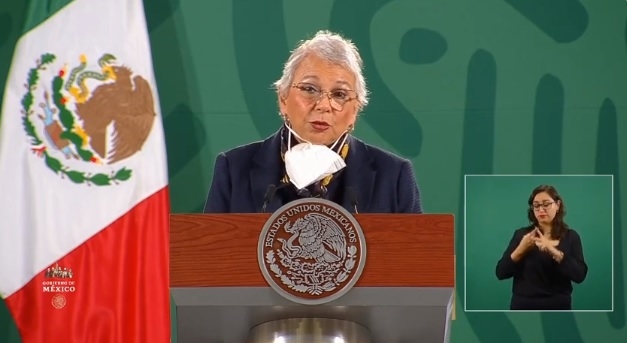 Sánchez Cordero seguirá al frente de las tradicionales conferencias mañaneras Sánchez Cordero seguirá al frente de las tradicionales conferencias mañaneras