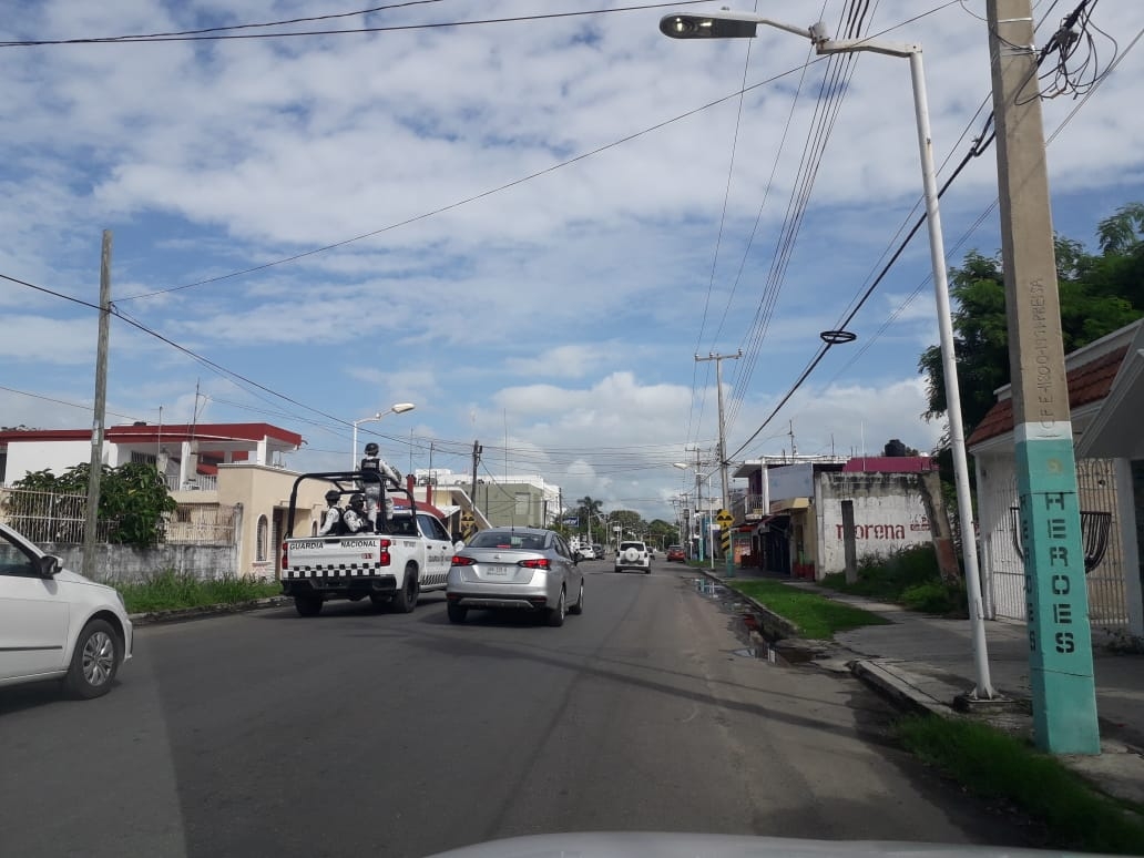 Se les vio en las calles de Chetumal dando sus rondines de vigilancia Se les vio en las calles de Chetumal dando sus rondines de vigilancia