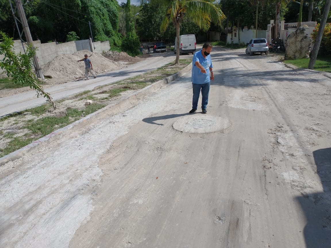 Las presentes obras ayudarán a no seguir contaminando la Laguna de Bacalar