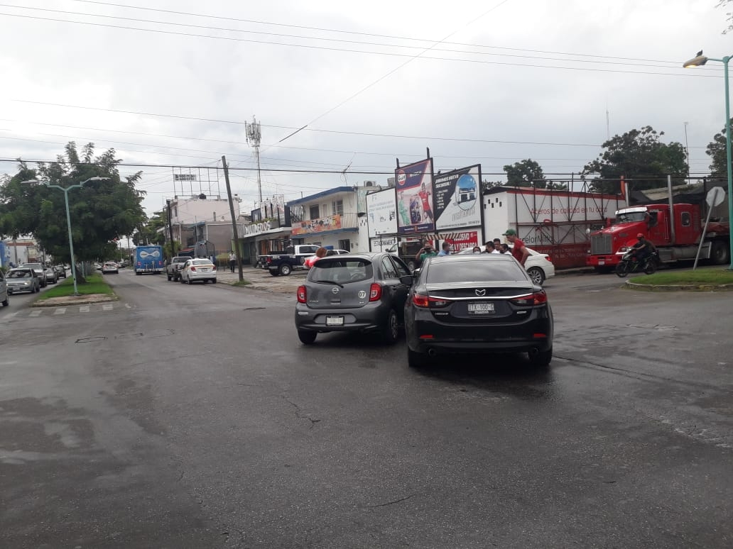 El choque ocurrió esta mañana en Chetumal El choque ocurrió esta mañana en Chetumal