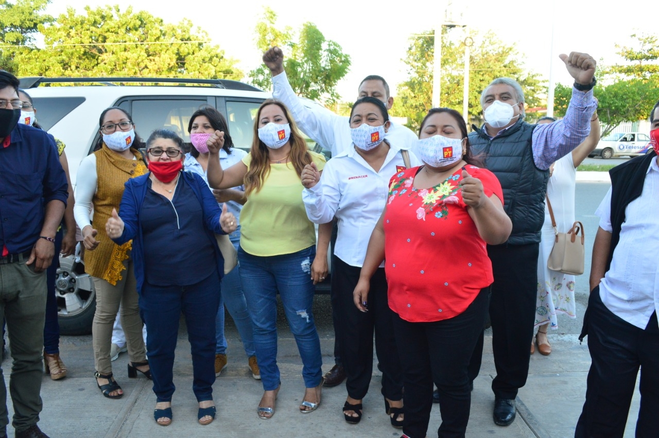 Integrantes del PT Campeche en el Instituto Electoral de ese estado