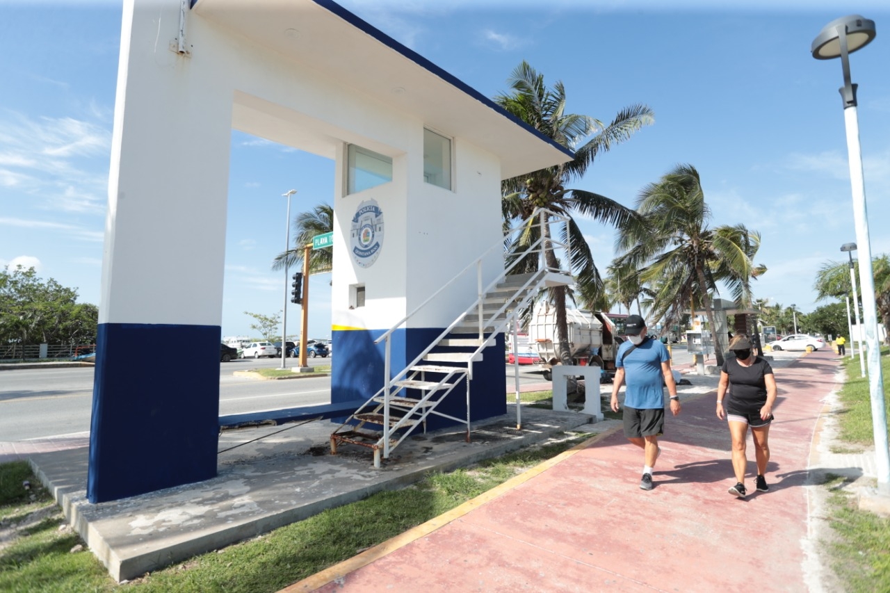Las casetas se encuentran en el abandono