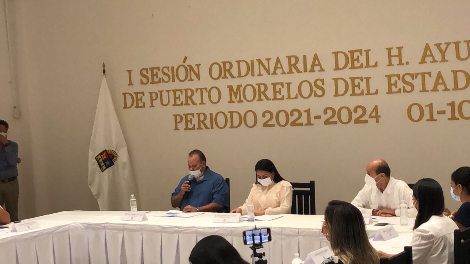 Se llevó a cabo la primera sesión ordinaria del Cabildo de Puerto Morelos Se llevó a cabo la primera sesión ordinaria del Cabildo de Puerto Morelos