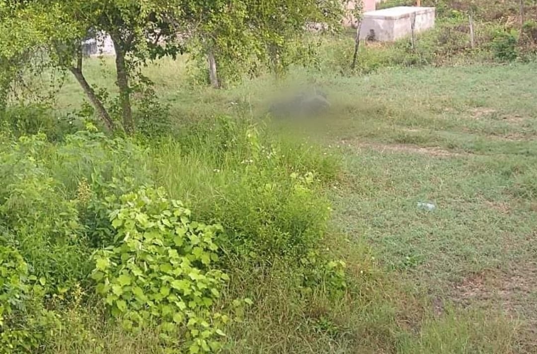 El cadáver fue hallado esta mañana por habitantes de la comunidad