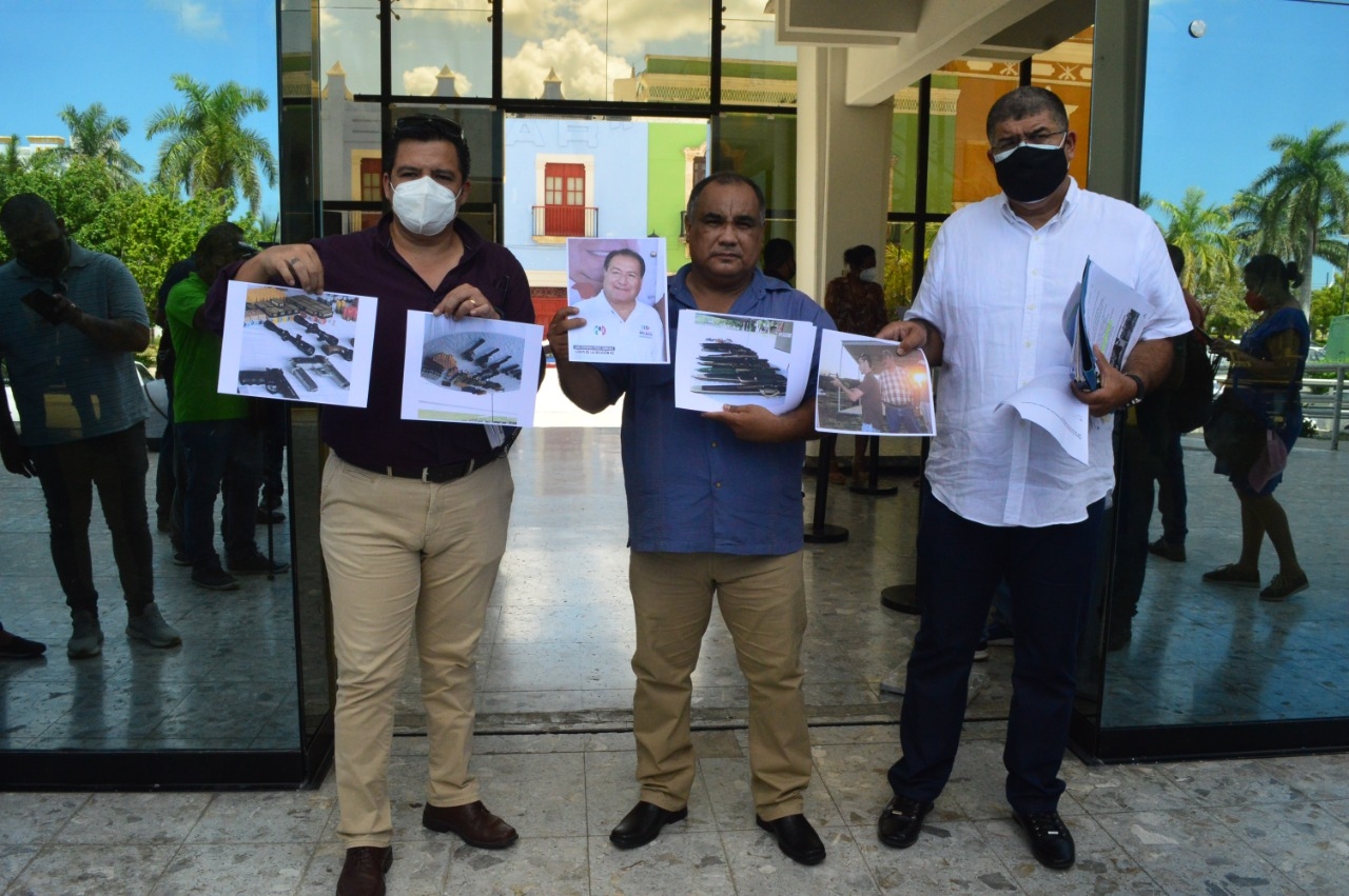 Los trabajadores piden a la gobernadora Layda Sansores su intervención