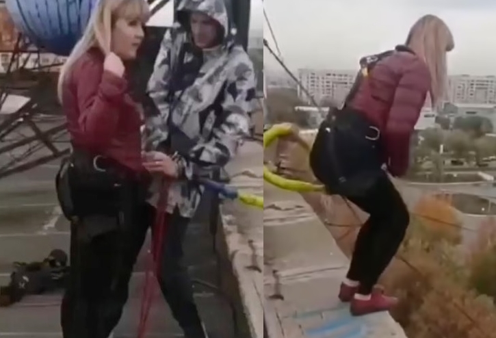 La mujer era una saltadora experimentada pero el accidente se dio por negligencia de los organizadores La mujer era una saltadora experimentada pero el accidente se dio por negligencia de los organizadores