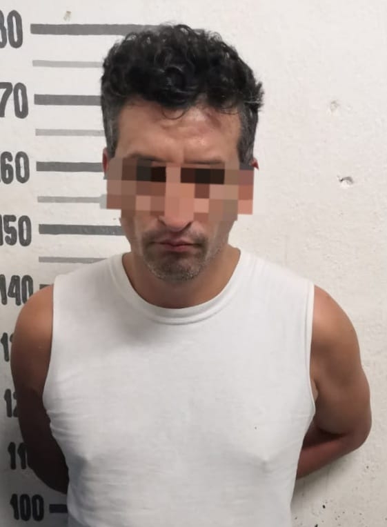 Los oficiales procedieron a asegurar a Rodolfo "N", para ponerlo a disposición de la Fiscalía General del Estado