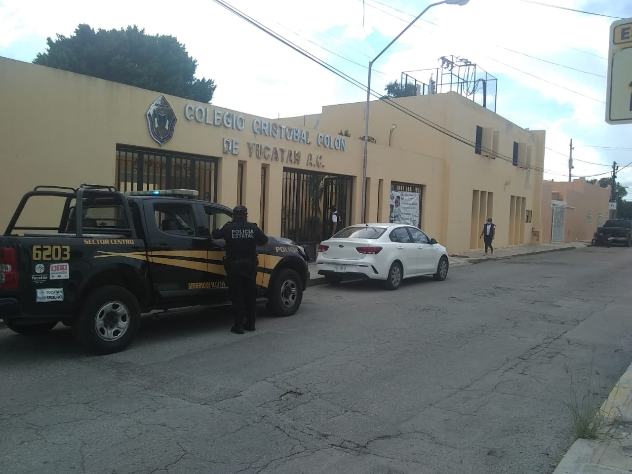 Al lugar llegaron elementos de la Policía Estatal para las averiguaciones pertinentes