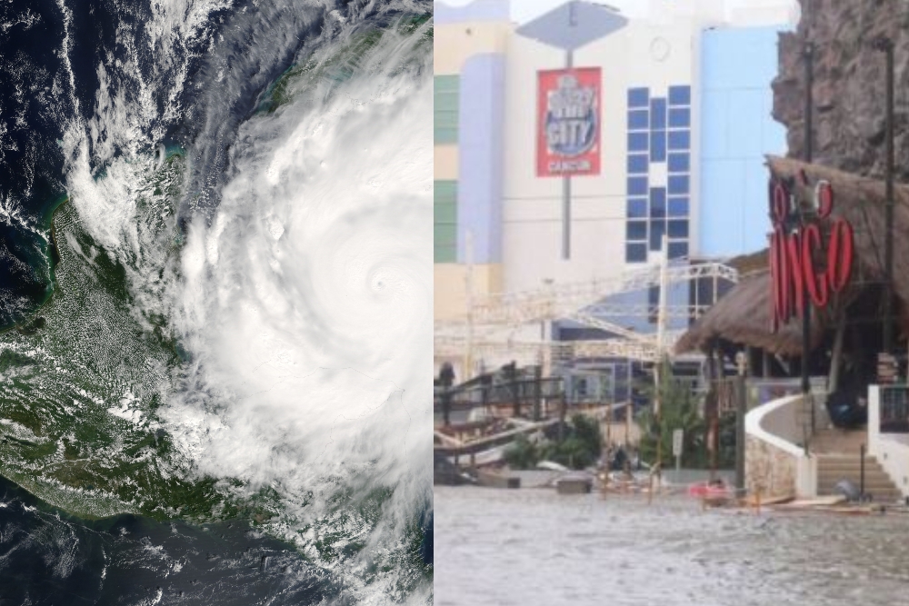 La Zona Hotelera de Cancún se inundó completamente y varios establecimientos, plazas y hoteles tuvieron daños estructurales